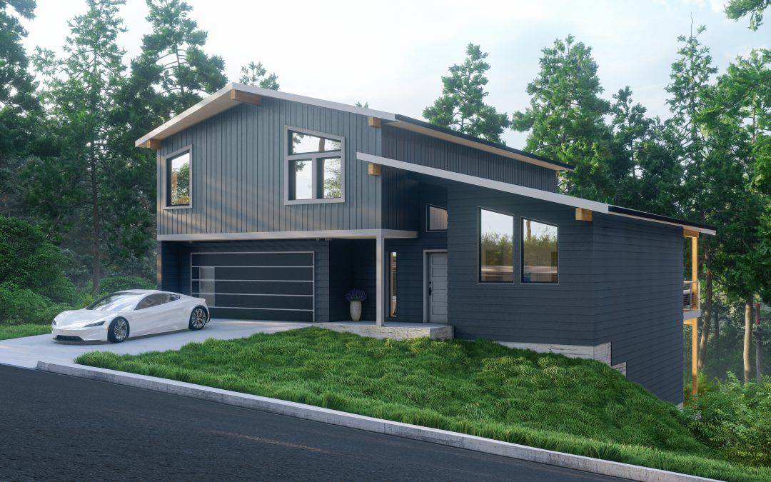 New Modern Construction with Mid Century Inspired Design